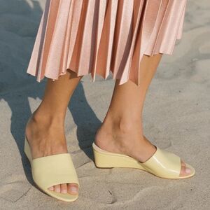 Loeffler Randall Tilly Demi Wedge Slide Sandal Size 8